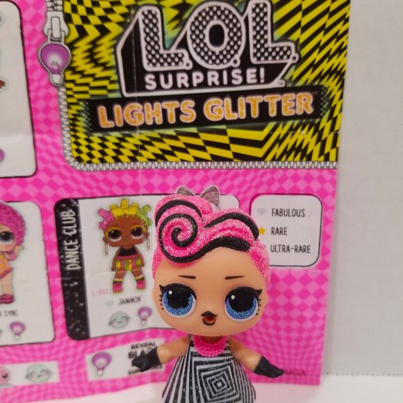 L.O.L. Surprise! Lights Glitter "Optical" Doll & Accessories, EUC - Picture 7 of 13
